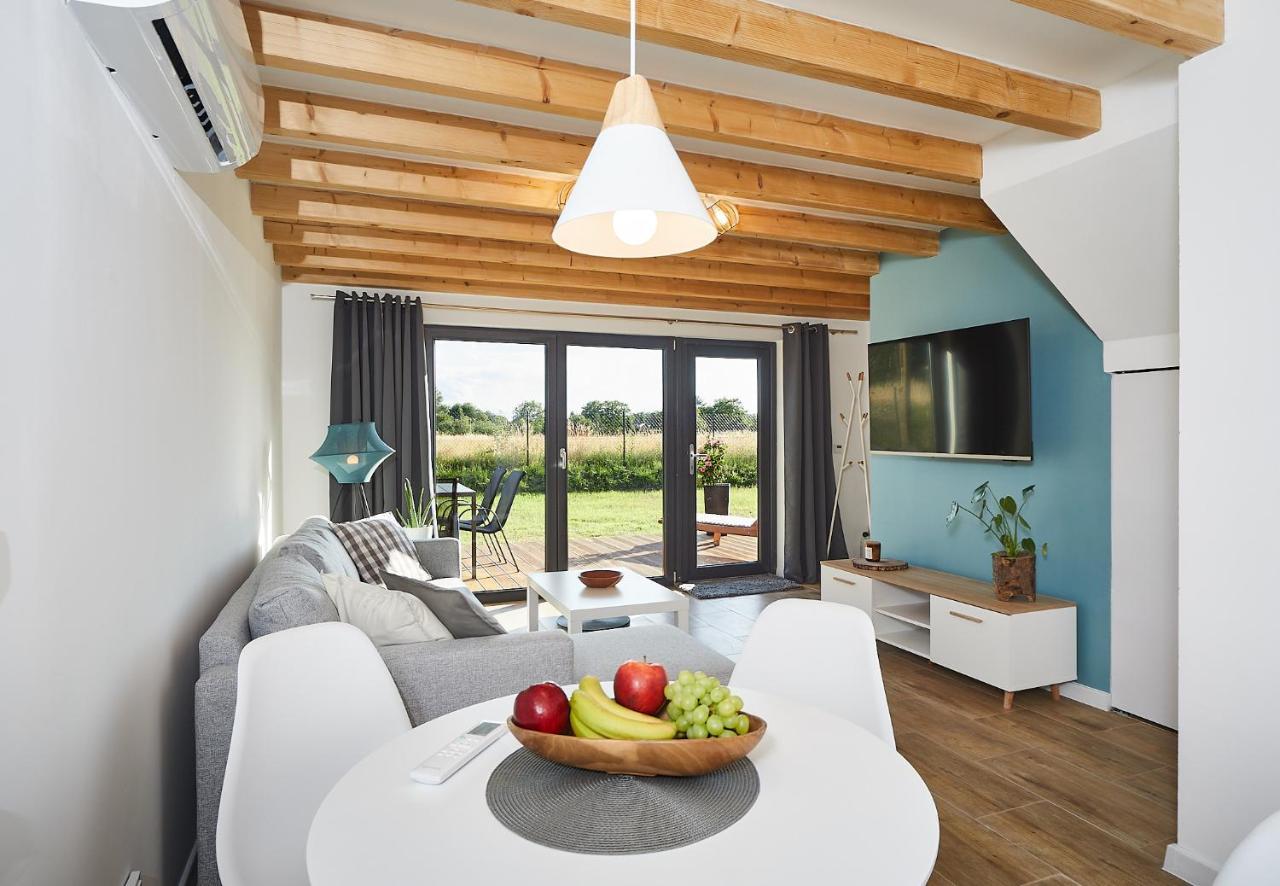Marine House-Nowoczesna Stodola Nad Morzem,Duzy Ogrod,Prywatny Hot Tub Villa Kołczewo Dış mekan fotoğraf